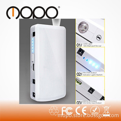 12000mAhpower bank for laptop tablet mobile phone 5V12V19V car charger